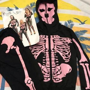 Halloween Costume - Skeleton Sweatshirt w leggings
